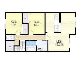 I CUBE PREMIER【2階】の間取り