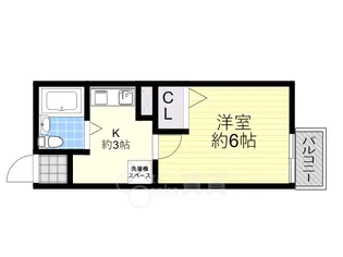 シティパル【1階】の間取り