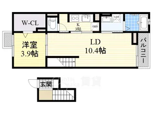 パル池田2【4階】の間取り