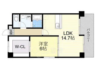 サンハイツ木多【1階】の間取り
