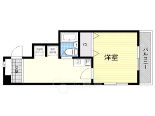 クレール小戸【4階】の間取り