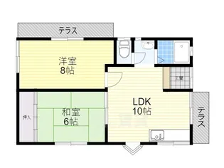 山脇ハイツ【1階】の間取り
