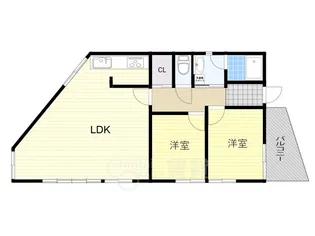 大阪府吹田市原町1丁目【マンション】の間取り