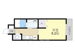 アルデール・満寿美【3階】の間取り