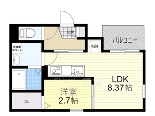 REGALEST-KLC 川西1【1階】の間取り