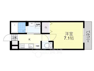 サンシャリテ向丘A棟【2階】の間取り