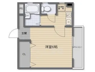 ハピネスオーク【2階】の間取り