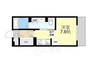 フロントハウス A棟【1階】の間取り