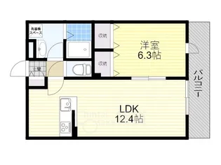 リブリ・リヴェール池田呉服町【3階】の間取り