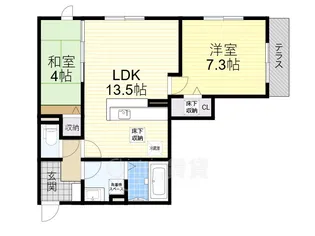 Casa filante Vol.2【1階】の間取り