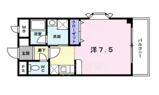 ハウス・ピリカ【1階】の間取り
