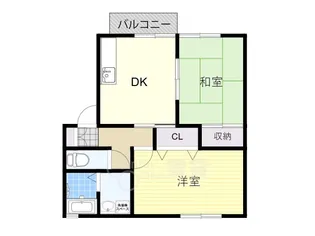 2DKの間取り画像