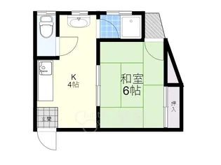 大阪府箕面市箕面5丁目【マンション】の間取り