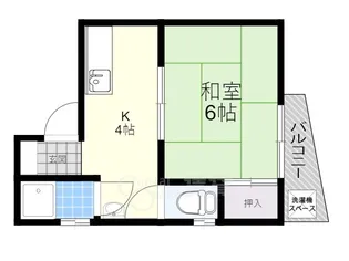 大阪府箕面市箕面5丁目【マンション】の間取り
