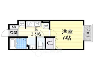 コートビレッジ【1階】の間取り