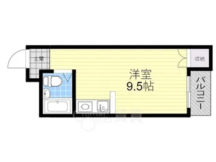 大阪府池田市綾羽1丁目【マンション】の間取り