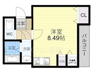 大阪府豊中市本町3丁目【アパート】の間取り