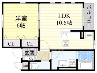 ペガサス【2階】の間取り