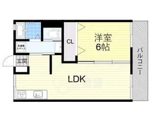 穂積ハイツ【2階】の間取り