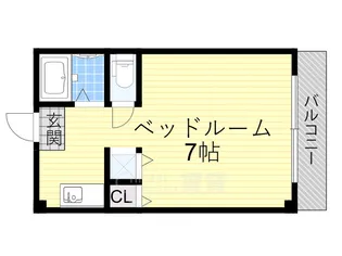 シャルマンリバー【1階】の間取り