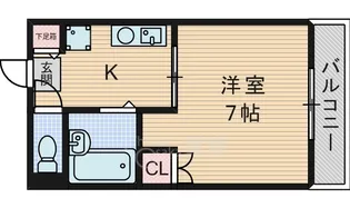 大阪府吹田市千里山東2丁目【マンション】の間取り