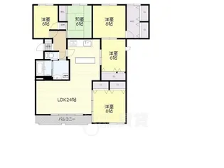 大阪府箕面市船場西2丁目【マンション】の間取り