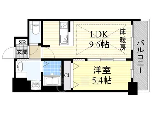 大阪府吹田市江の木町【マンション】の間取り