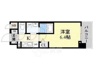 大阪府吹田市広芝町【マンション】の間取り