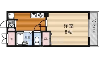 大阪府箕面市今宮4丁目【マンション】の間取り
