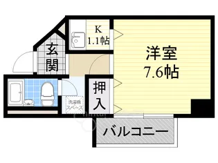 大阪府箕面市箕面4丁目【マンション】の間取り