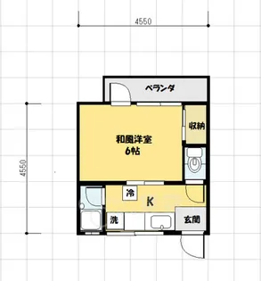 大阪府池田市住吉1丁目【マンション】の間取り
