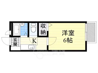 大阪府箕面市小野原東2丁目【アパート】の間取り