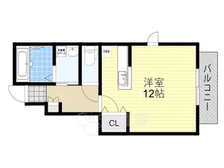 ハイツあぜりあ【1階】の間取り