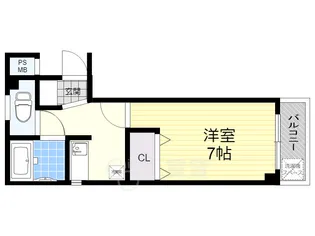 兵庫県川西市中央町【マンション】の間取り