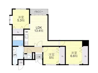 大阪府箕面市小野原東2丁目【マンション】の間取り