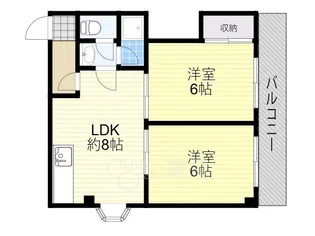 メゾン瀬川【1階】の間取り