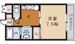 大阪府豊中市刀根山2丁目【アパート】の間取り