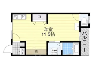 大阪府豊中市螢池西町2丁目【アパート】の間取り