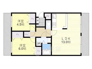 大阪府吹田市春日2丁目【マンション】の間取り