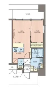 大阪府豊中市東寺内町【マンション】の間取り