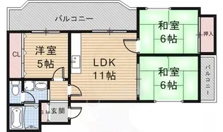 ハイネス21【2階】の間取り