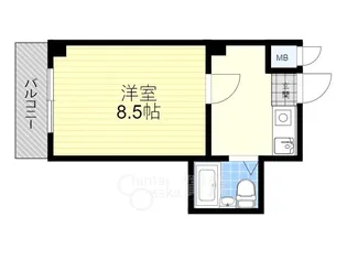 大阪府箕面市小野原東4丁目【アパート】の間取り