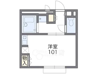 大阪府吹田市岸部南2丁目【アパート】の間取り