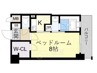 KDXレジデンス豊中南【10階】の間取り