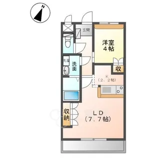 エスペランス【2階】の間取り