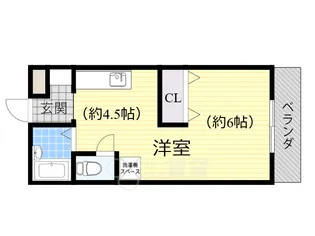 大阪府吹田市千里丘中【マンション】の間取り