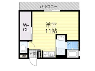 グロワール池田【2階】の間取り