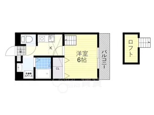 ラフィーネ川西【3階】の間取り