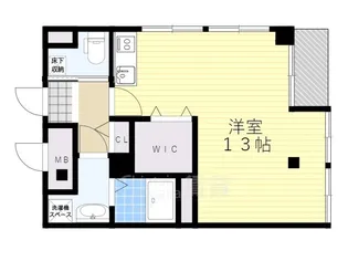 ラフィーネ川西【2階】の間取り