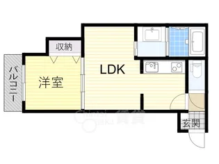 大阪府吹田市泉町4丁目【アパート】の間取り